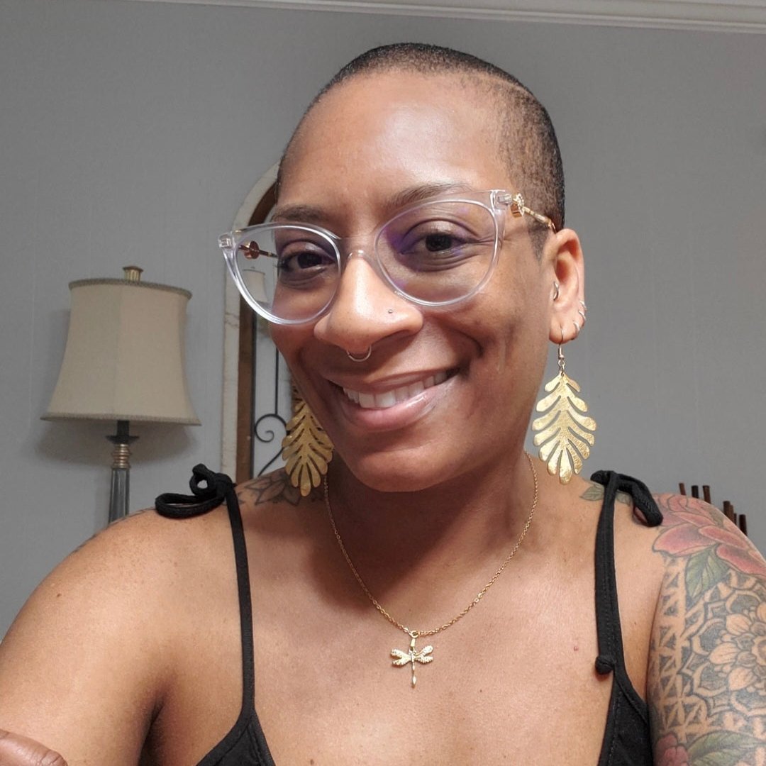 Brass Leaf Earrings