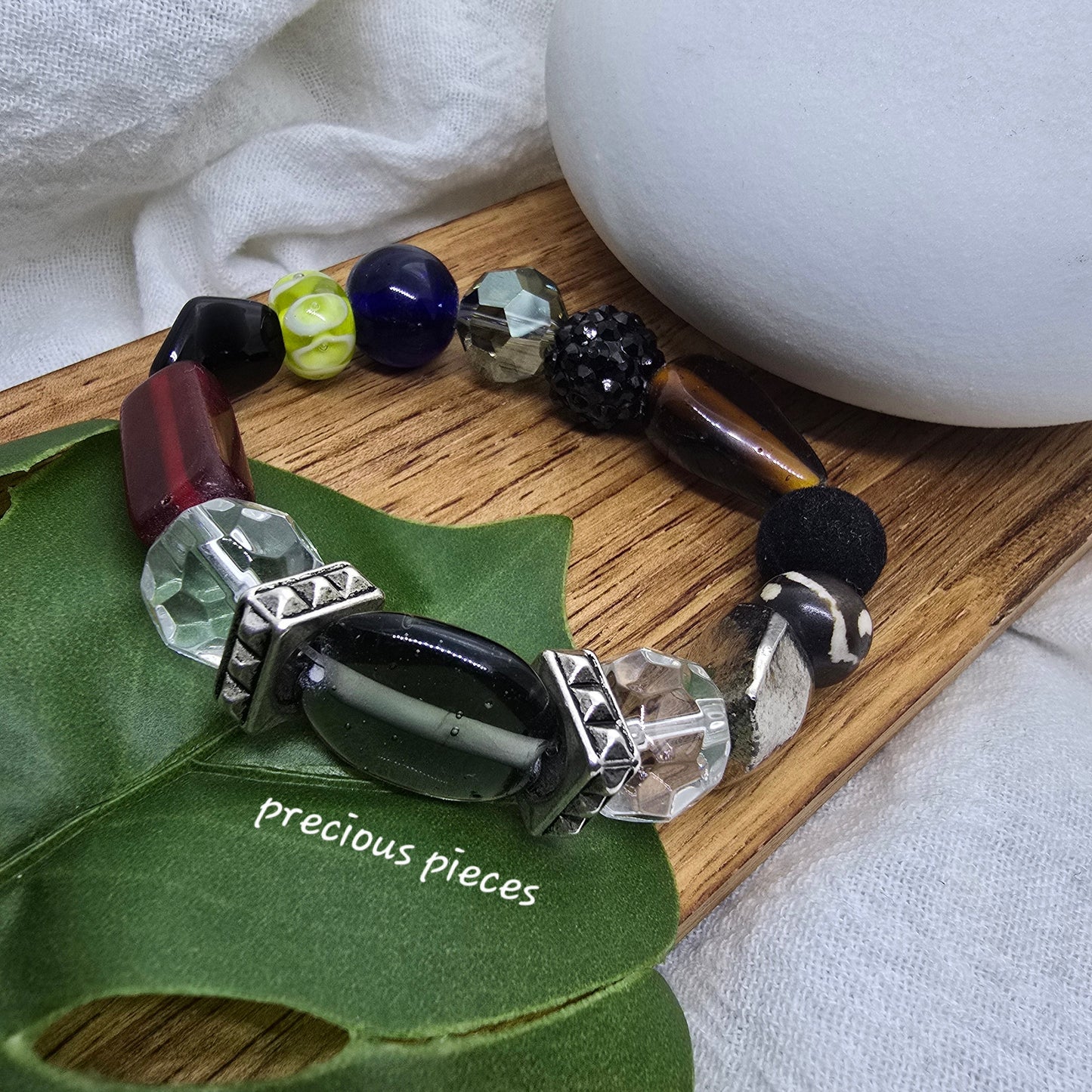 One of A Kind Mixed Beaded Bracelet