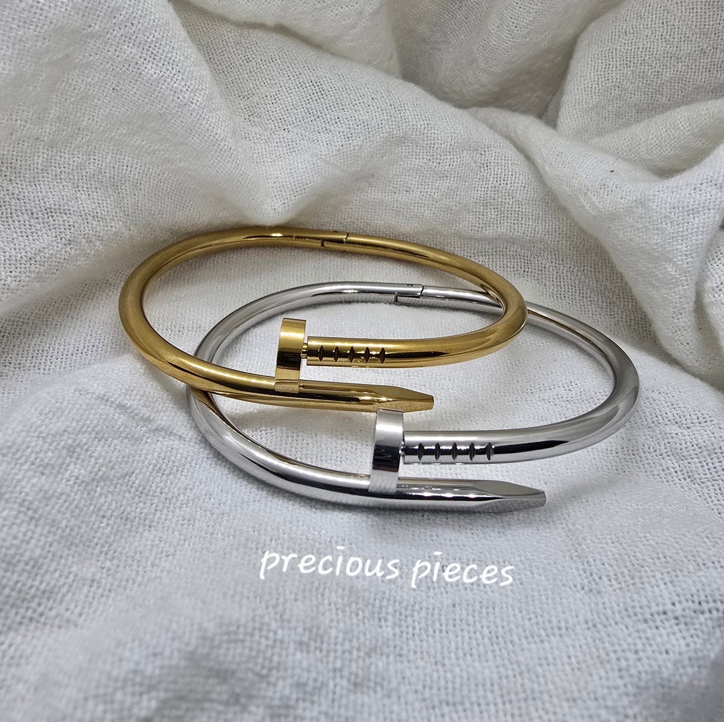 Nail Bangle Bracelet