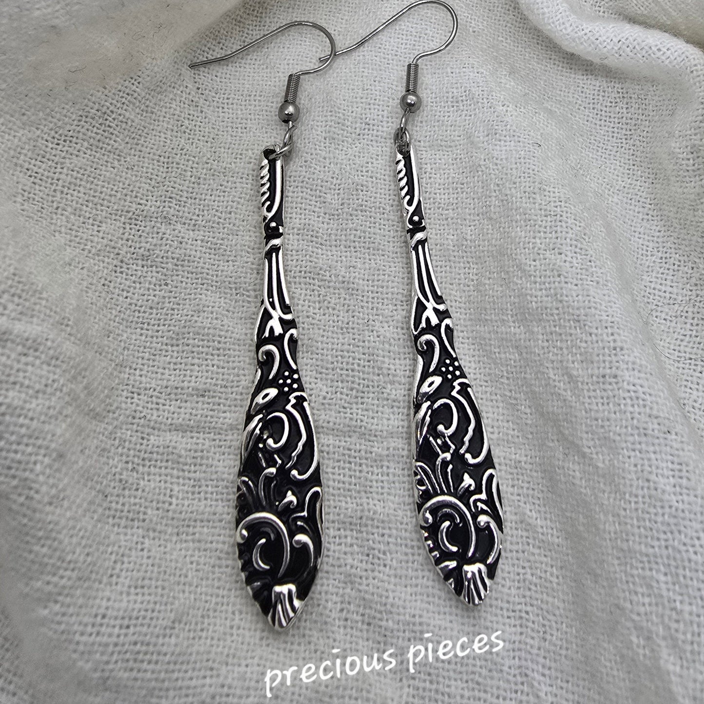 Spoon Handle Dangle Earrings