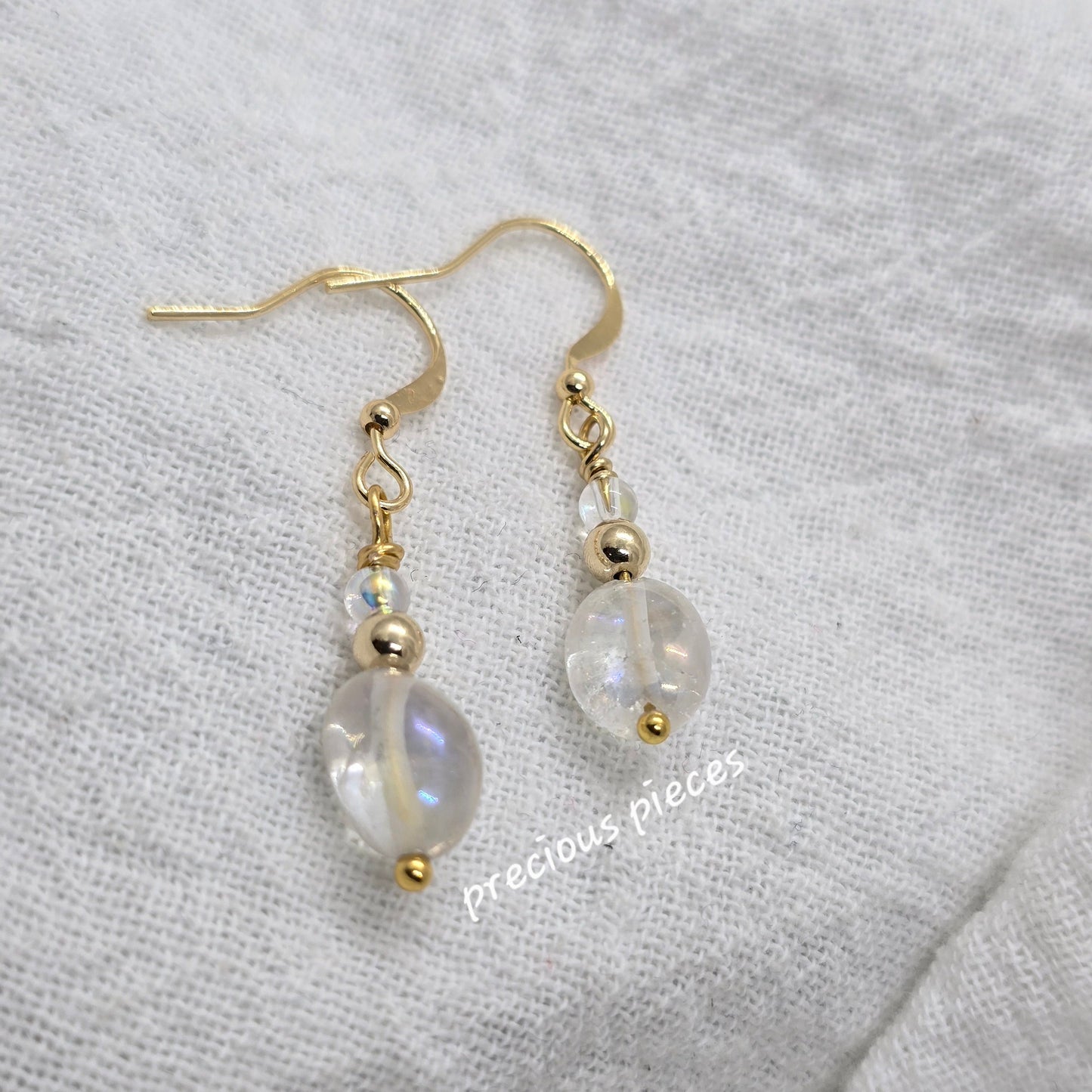 Quartz Dangle Earrings