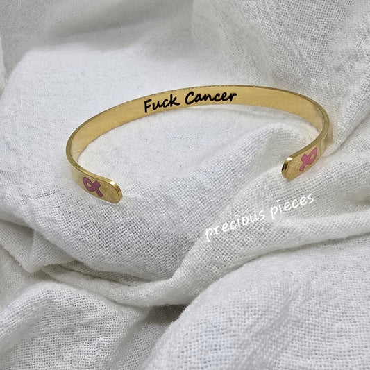 F*ck Cancer Awareness Bracelet