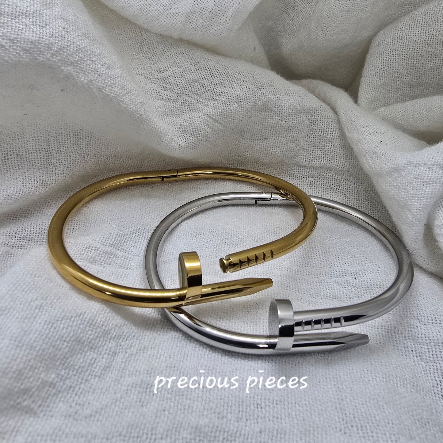 Nail Bangle Bracelet