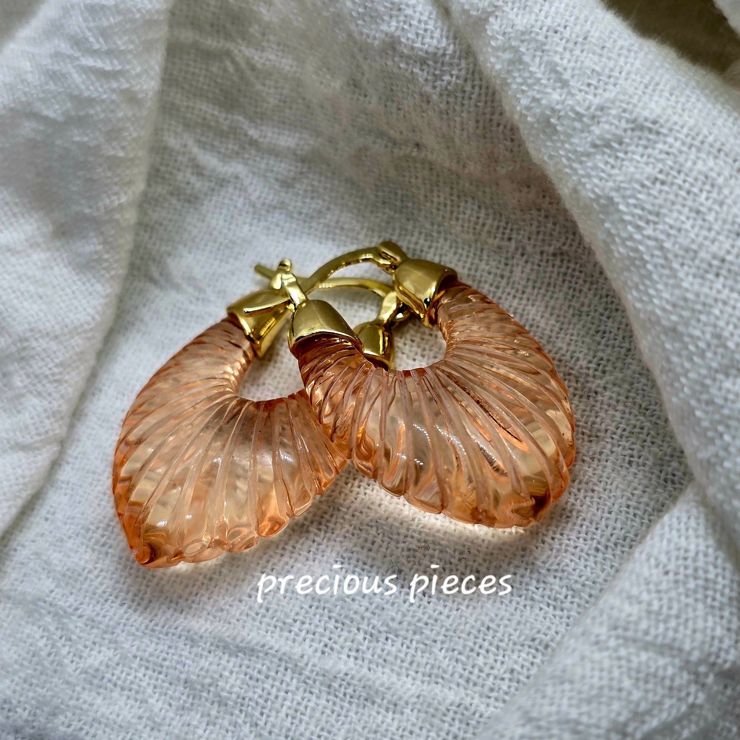Acrylic Hoop Earrings