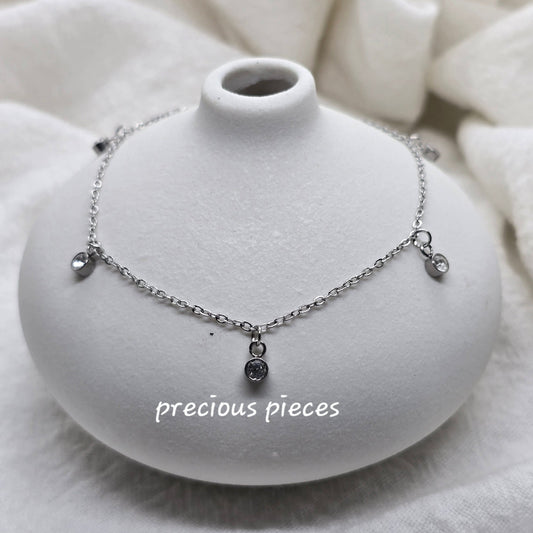 Shimmering Stone Anklet (click for more options)