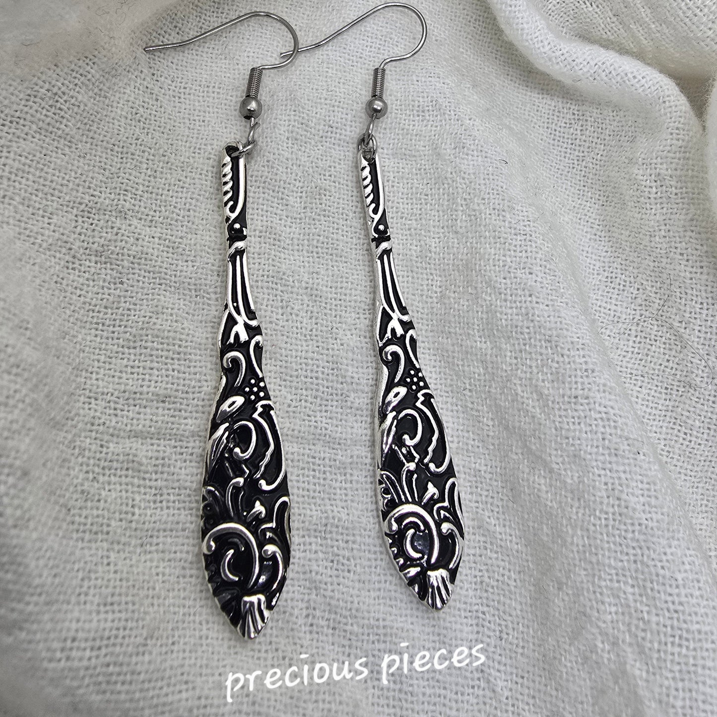 Spoon Handle Dangle Earrings