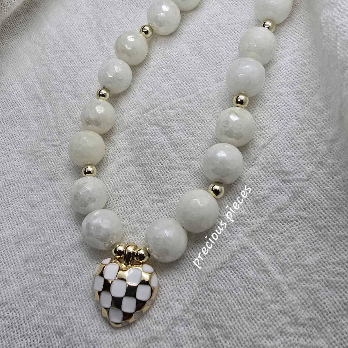 Quartz Beaded Necklace