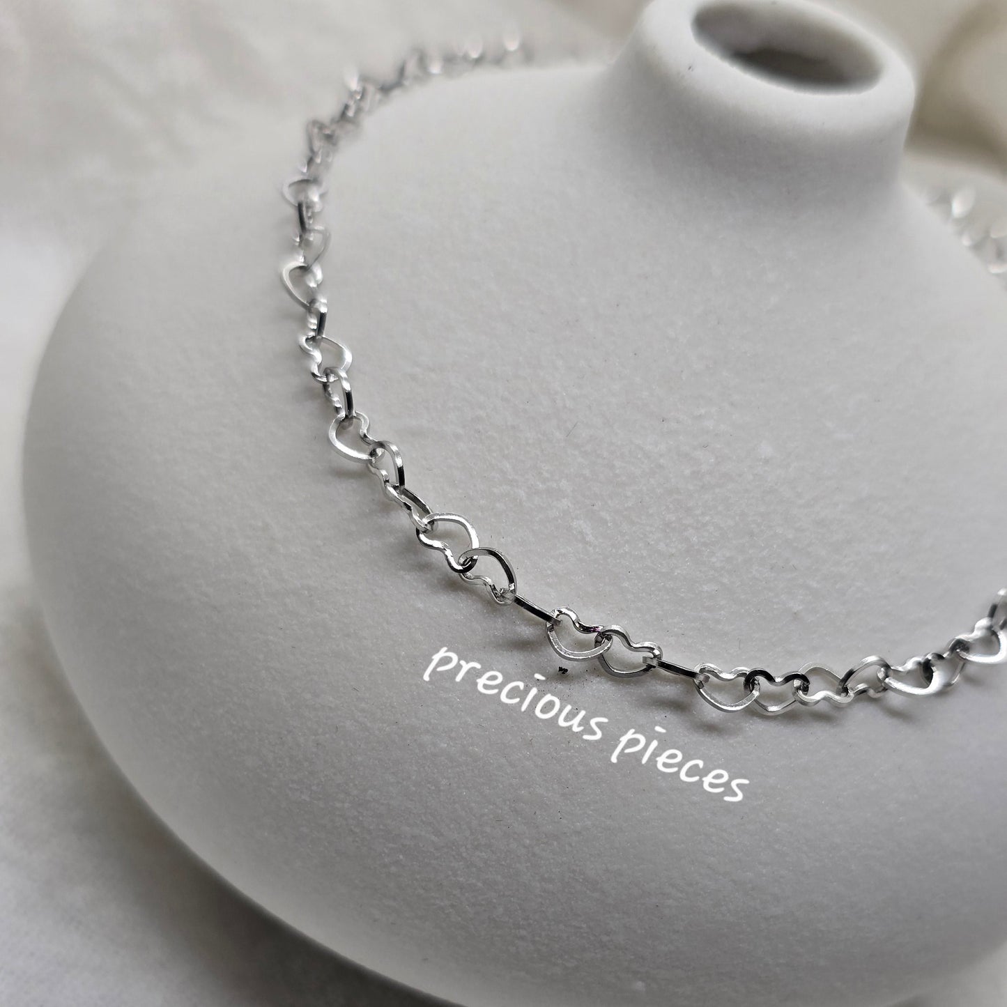 Intertwined Hearts Anklet