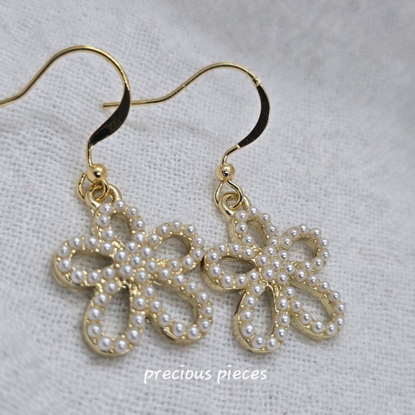 Pearl Flower Earrings