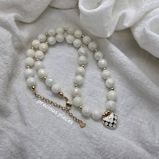 Quartz Beaded Necklace