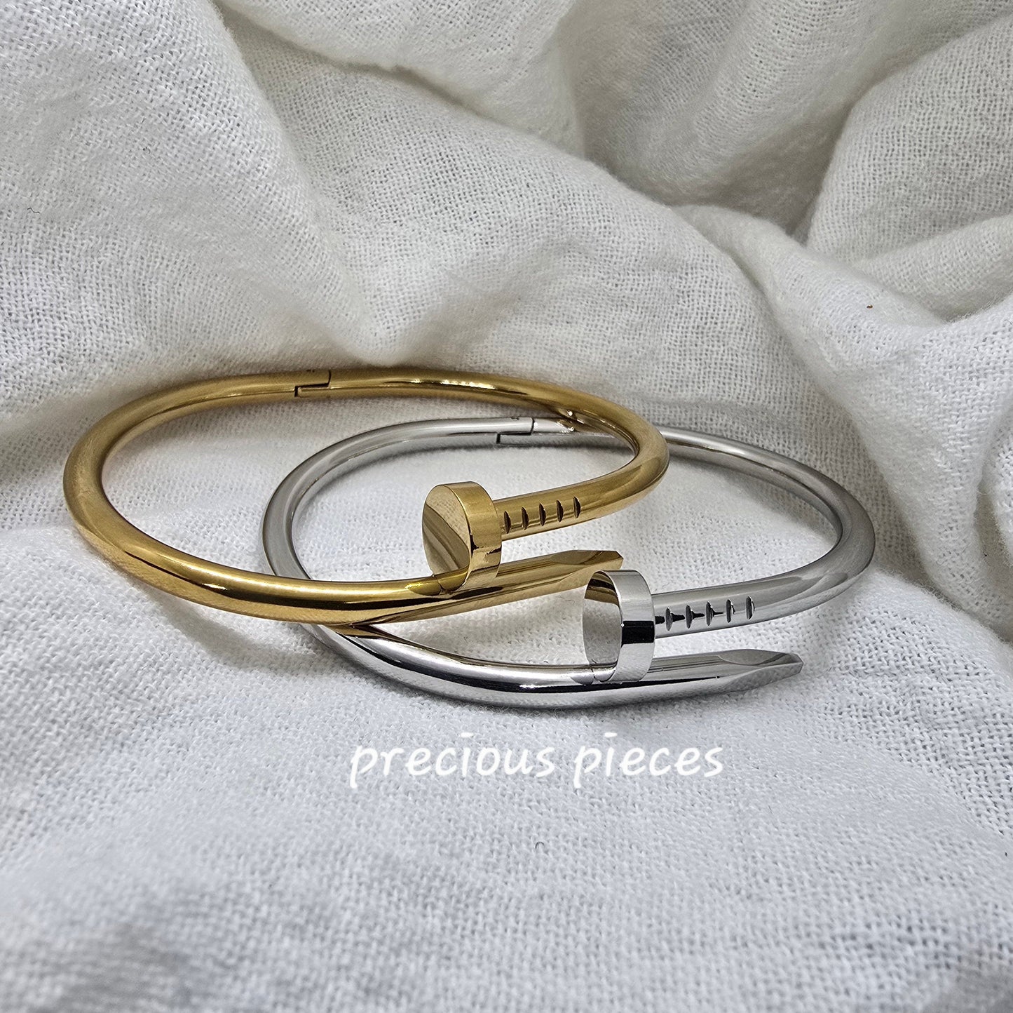 Nail Bangle Bracelet