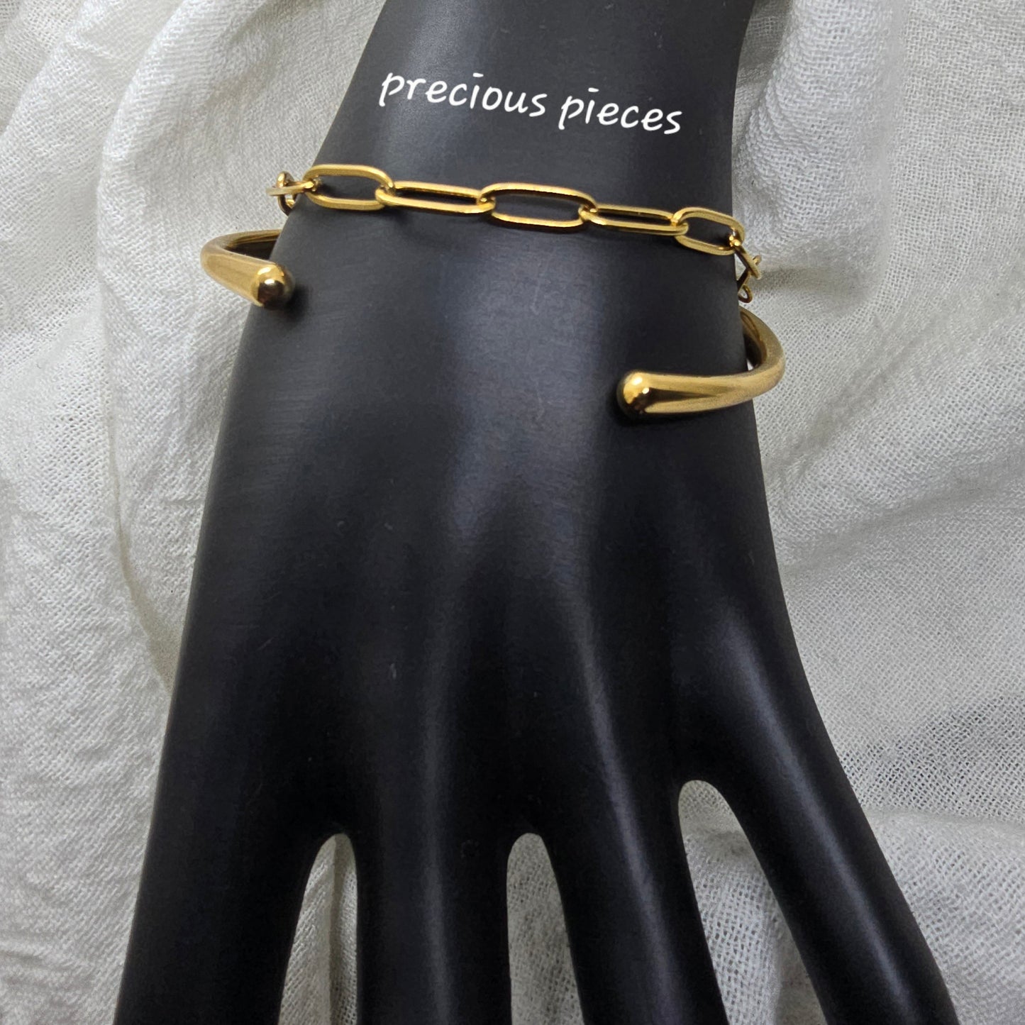 Stainless Steel Paperclip Bracelet