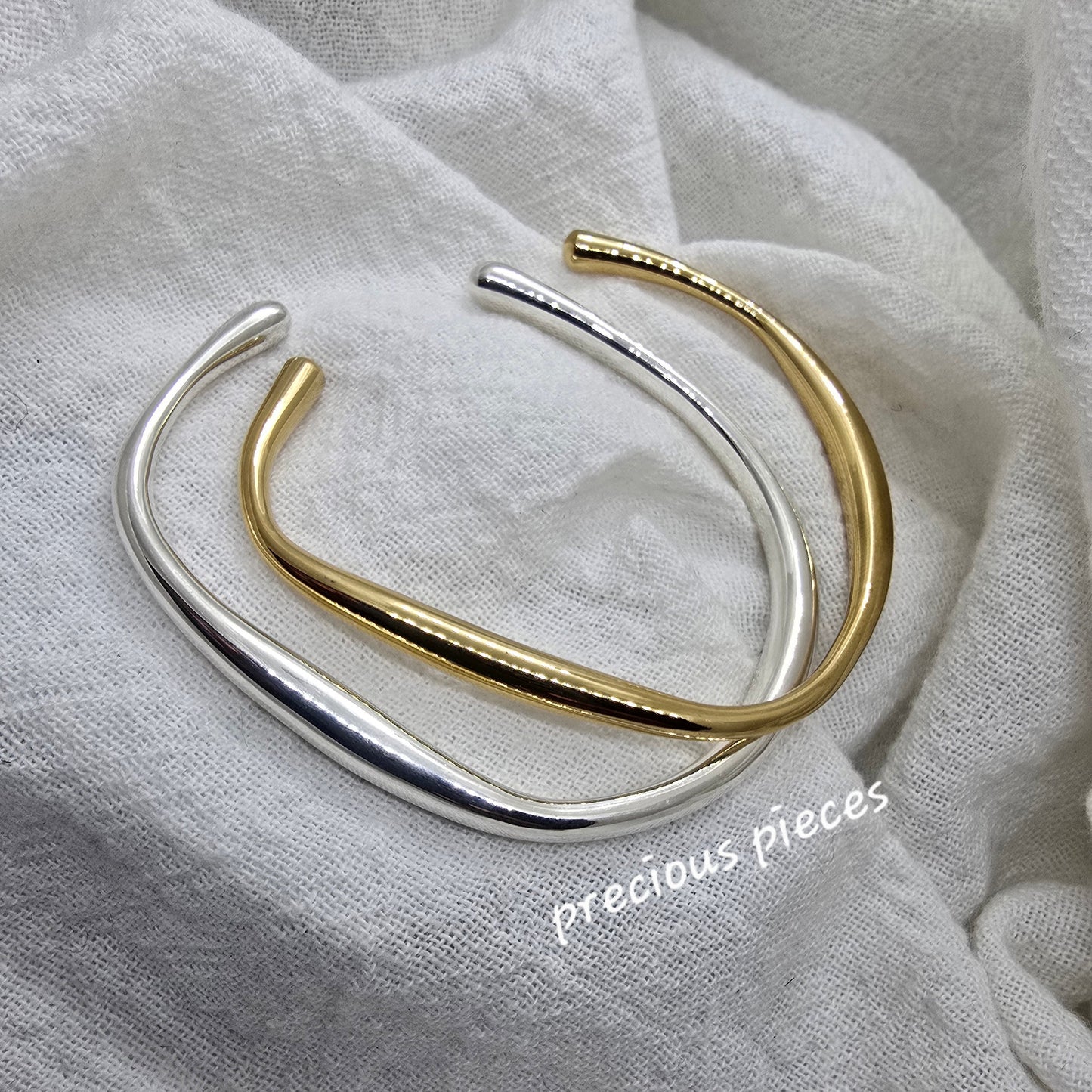 Silver Minimalist Bracelet Cuff