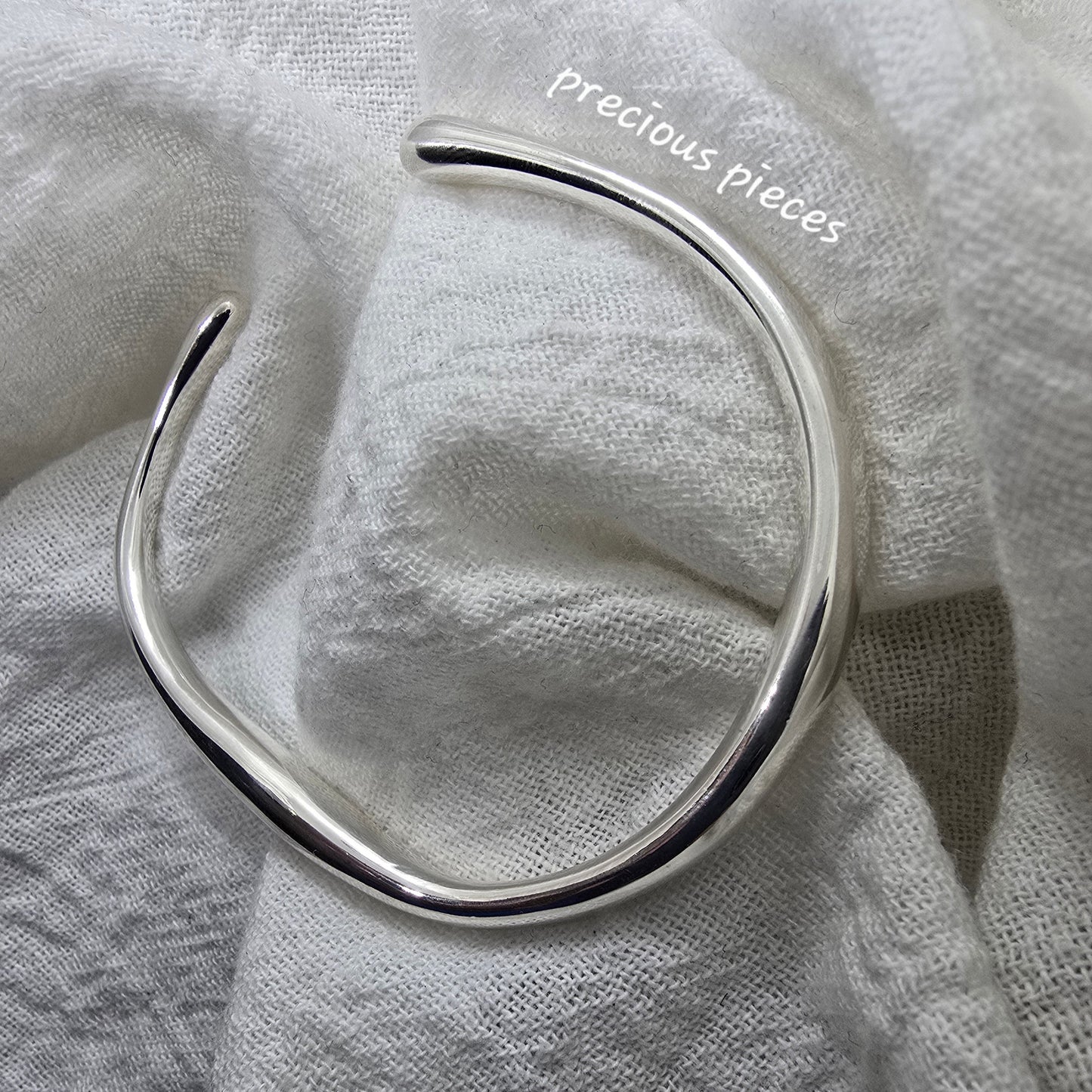 Silver Minimalist Bracelet Cuff