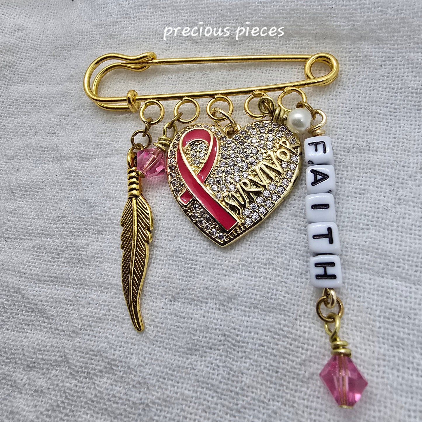 Cancer Survivor Awareness Brooch