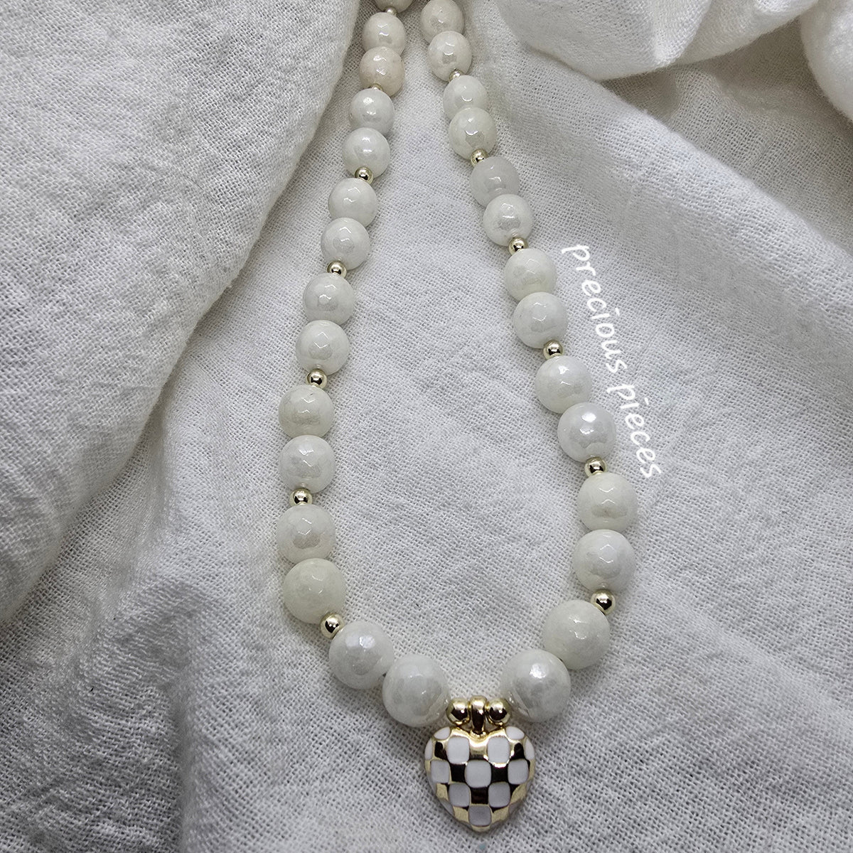 Quartz Beaded Necklace