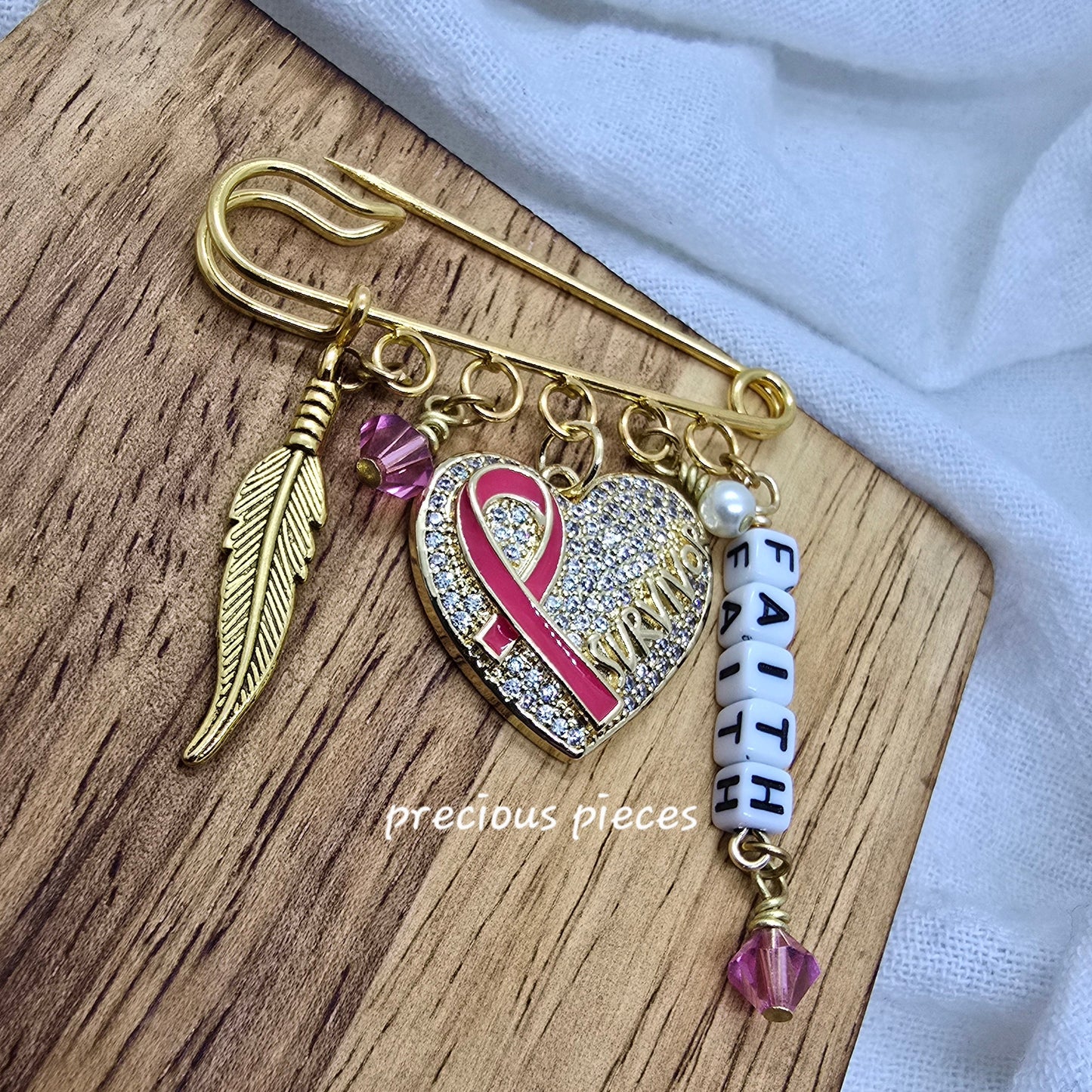 Cancer Survivor Awareness Brooch