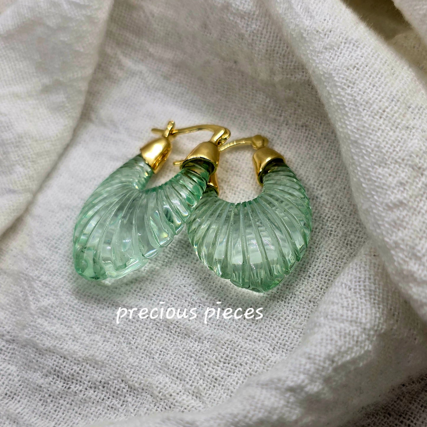 Acrylic Hoop Earrings