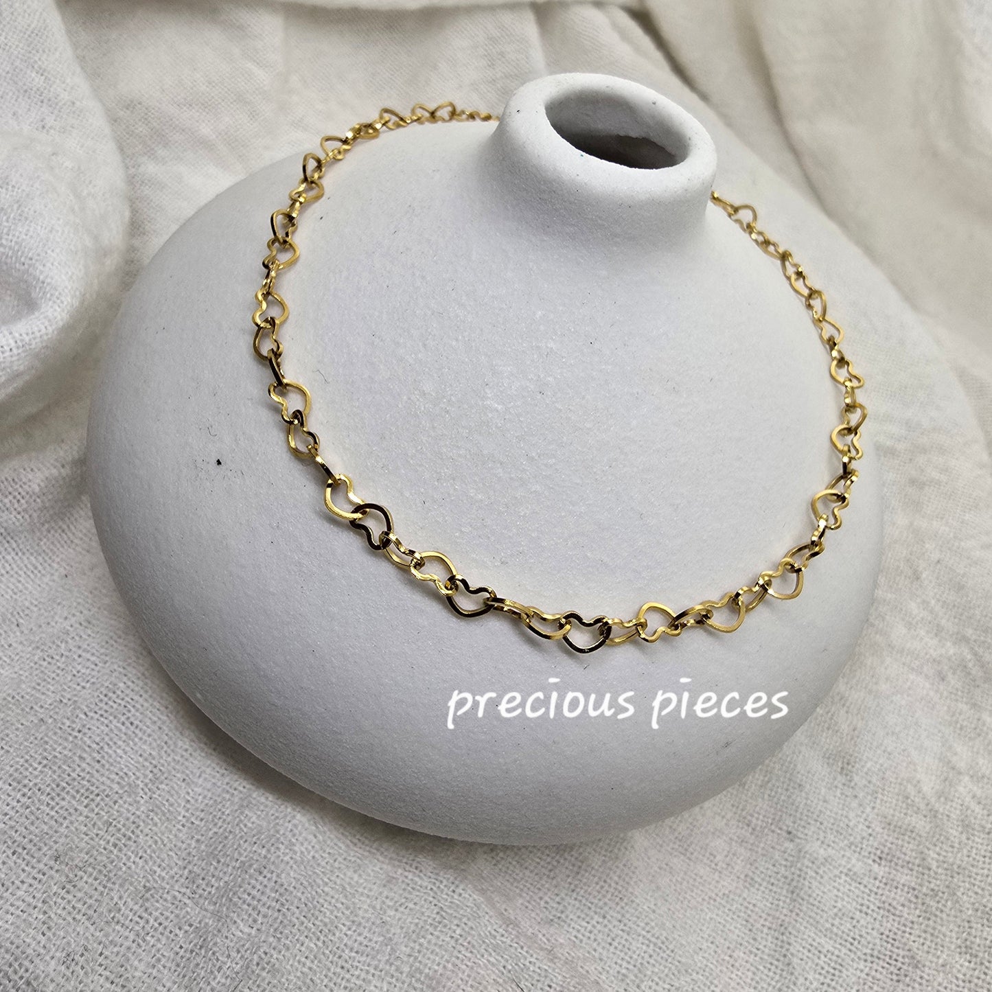 Intertwined Hearts Anklet