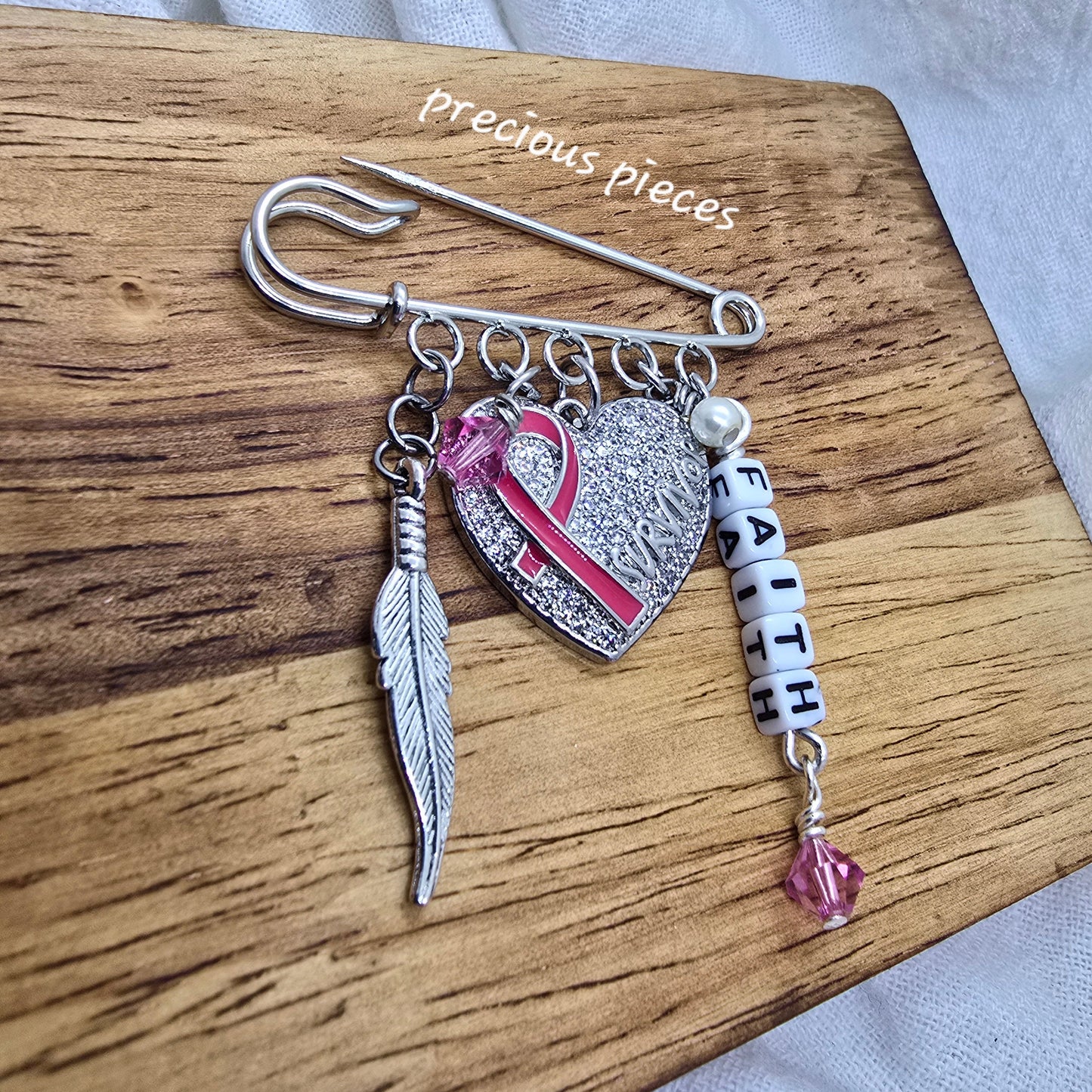 Cancer Survivor Awareness Brooch