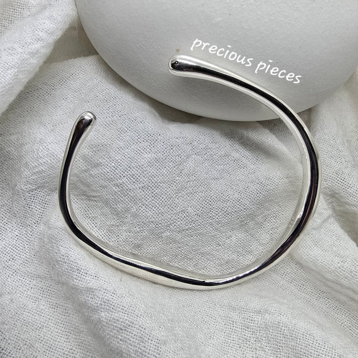 Silver Minimalist Bracelet Cuff