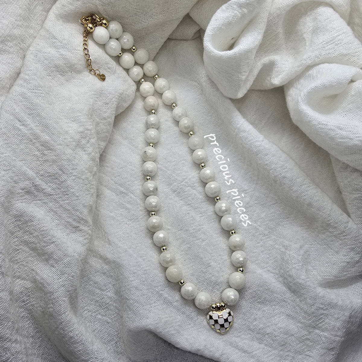 Quartz Beaded Necklace
