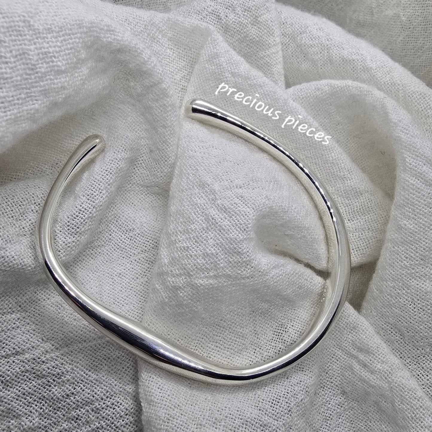 Silver Minimalist Bracelet Cuff