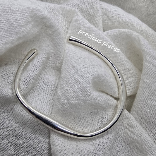 Silver Minimalist Bracelet Cuff