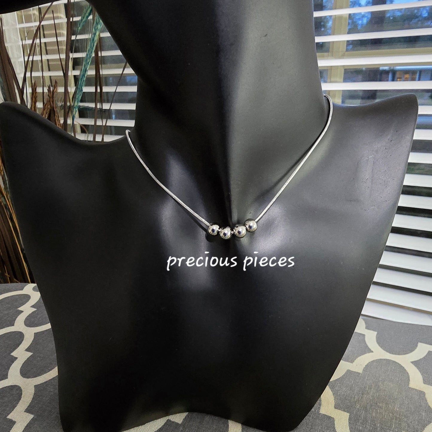 Adjustable Ball Charm Necklace (click for more options)