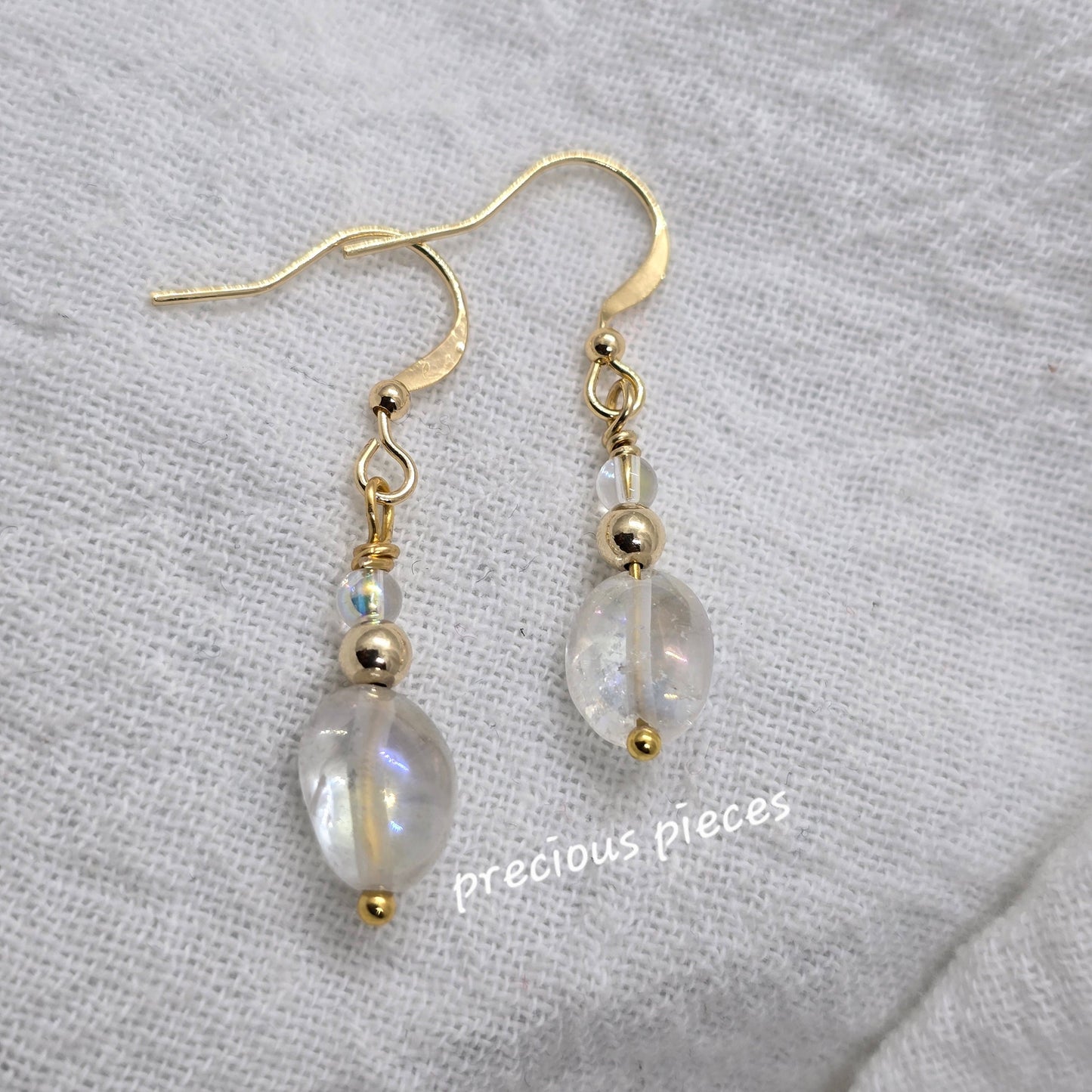 Quartz Dangle Earrings