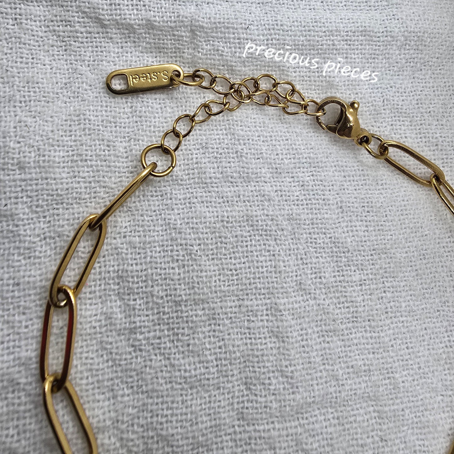 Stainless Steel Paperclip Bracelet