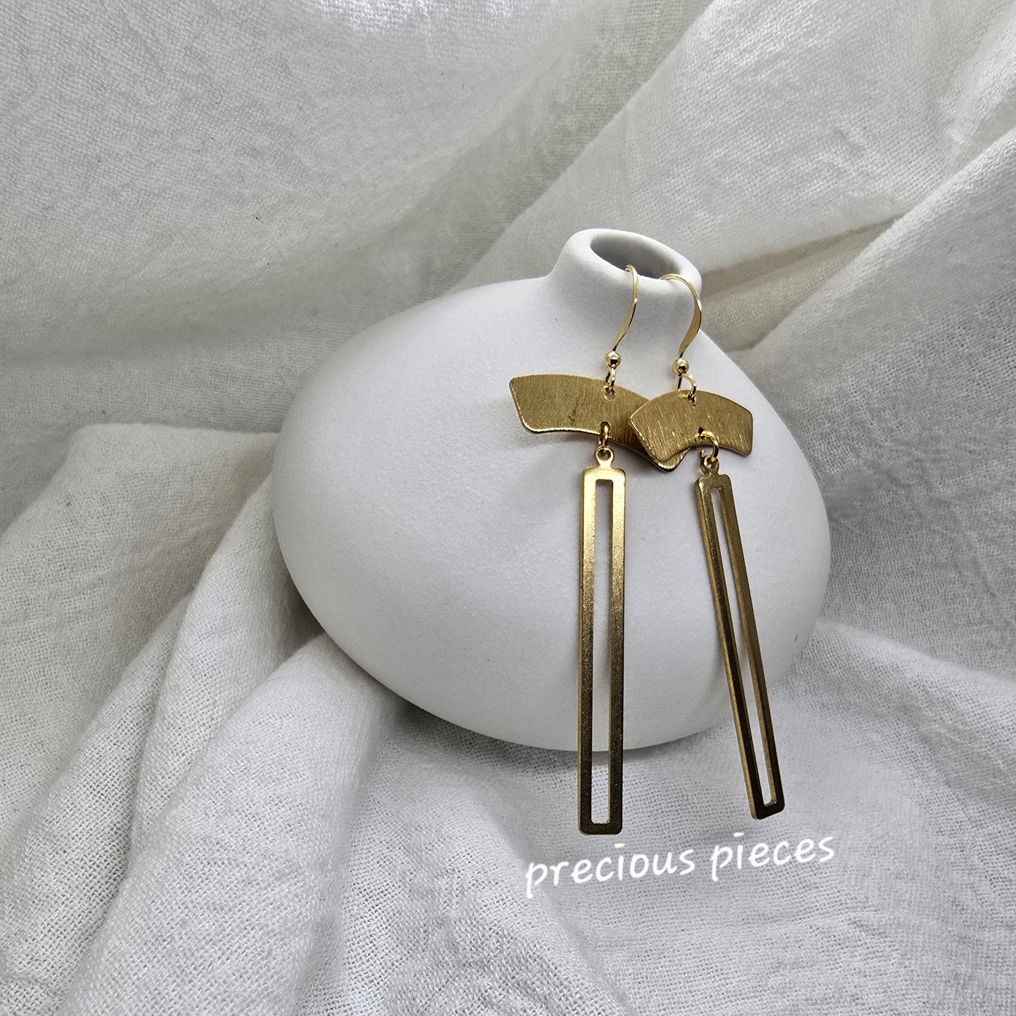 Brass Dangle Earrings