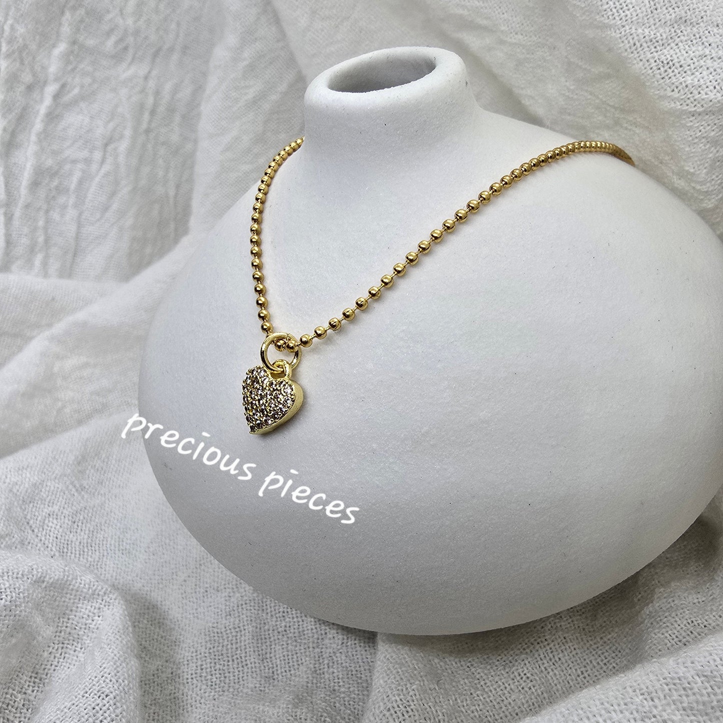 Love Cubic Zirconia Necklace