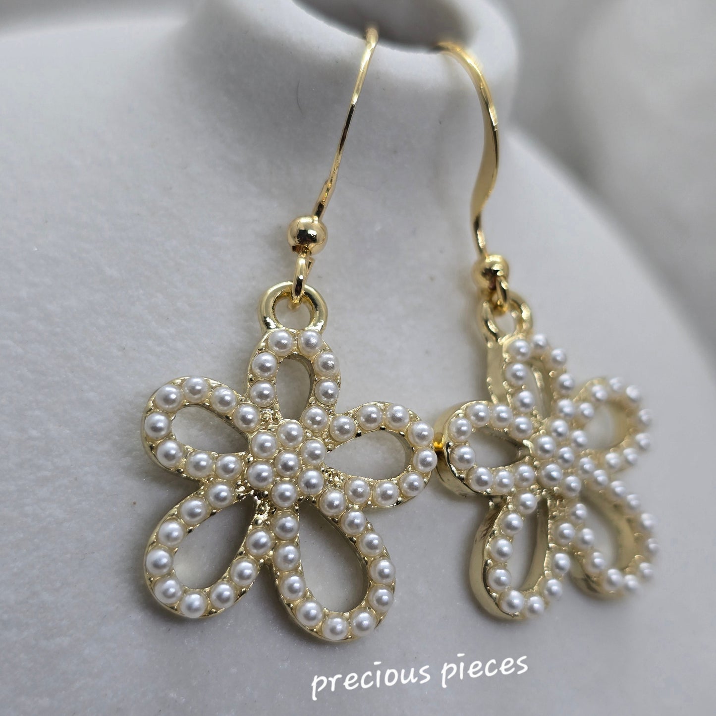 Pearl Flower Earrings