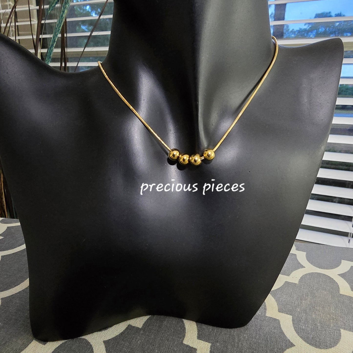 Adjustable Ball Charm Necklace (click for more options)