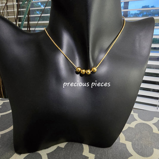 Adjustable Ball Charm Necklace (click for more options)