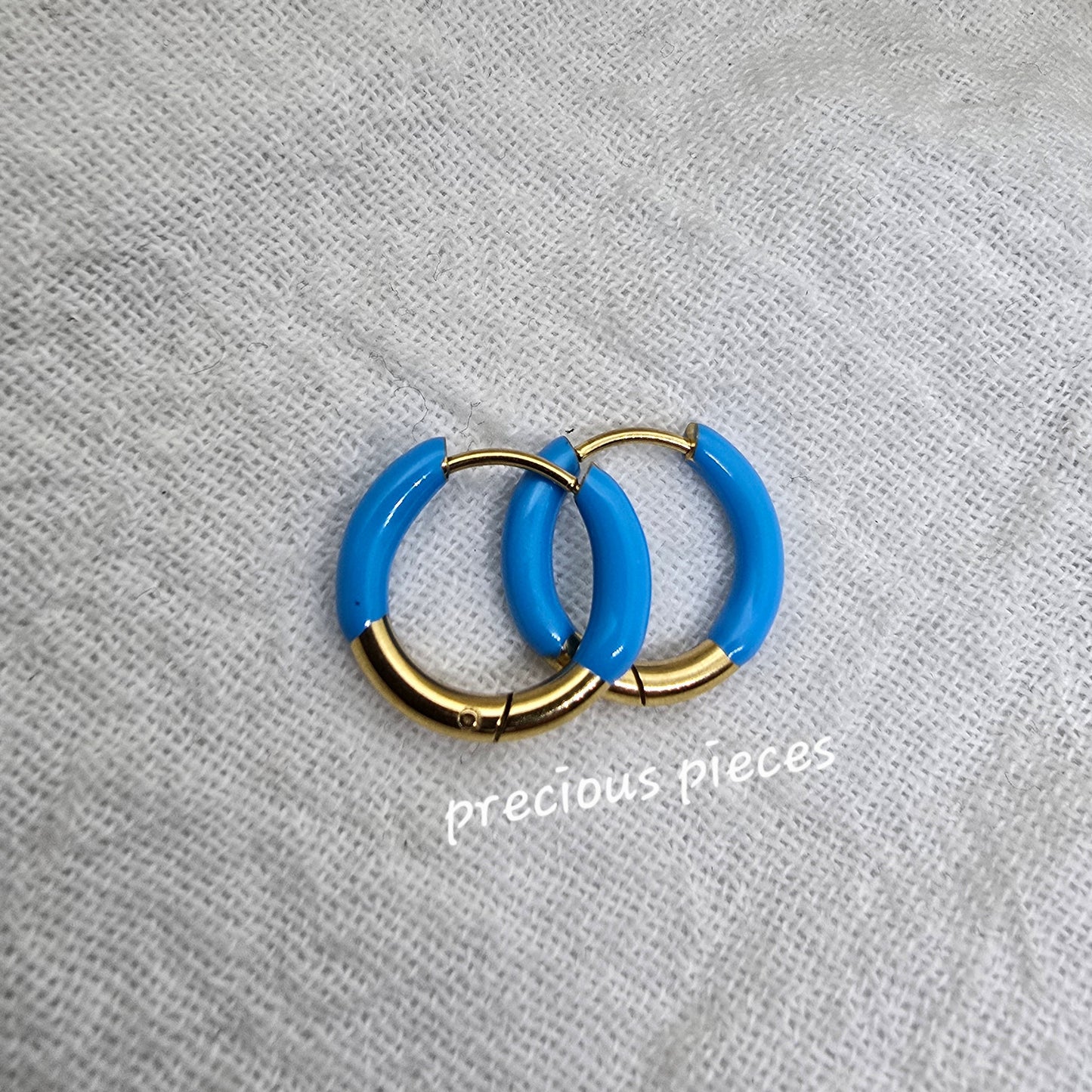 Enamel Hoop Earrings (click for more options)
