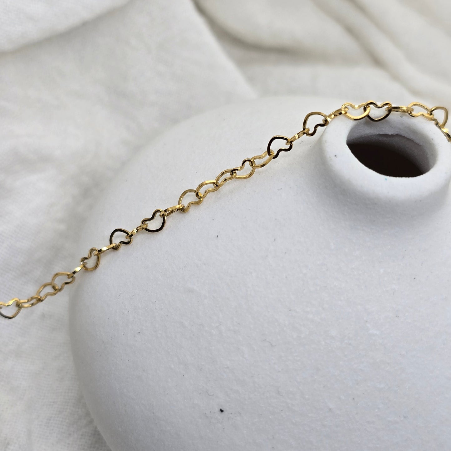 Intertwined Hearts Anklet