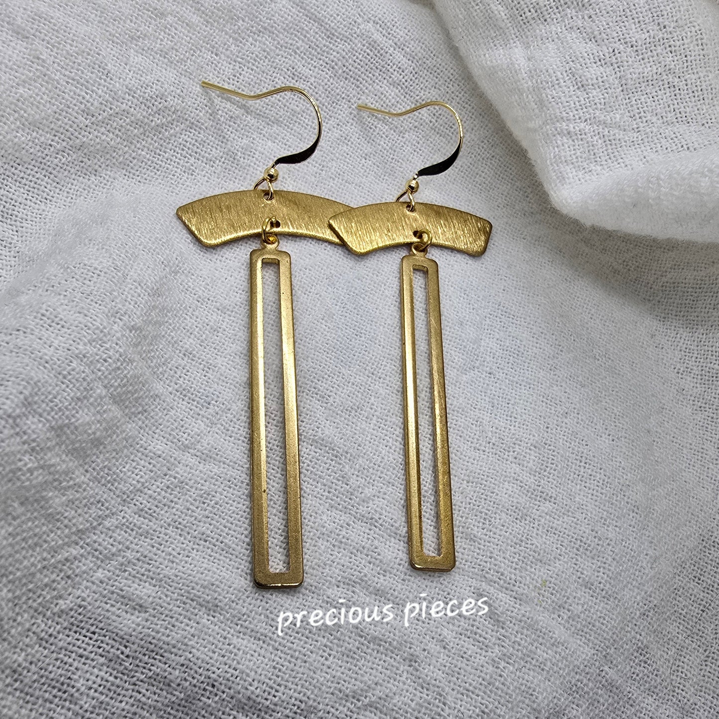 Brass Dangle Earrings