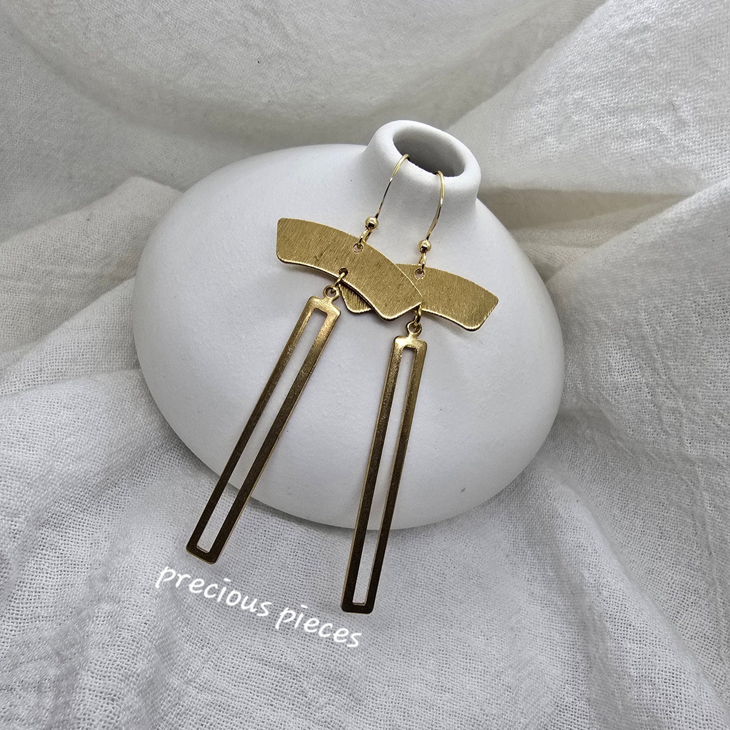 Brass Dangle Earrings