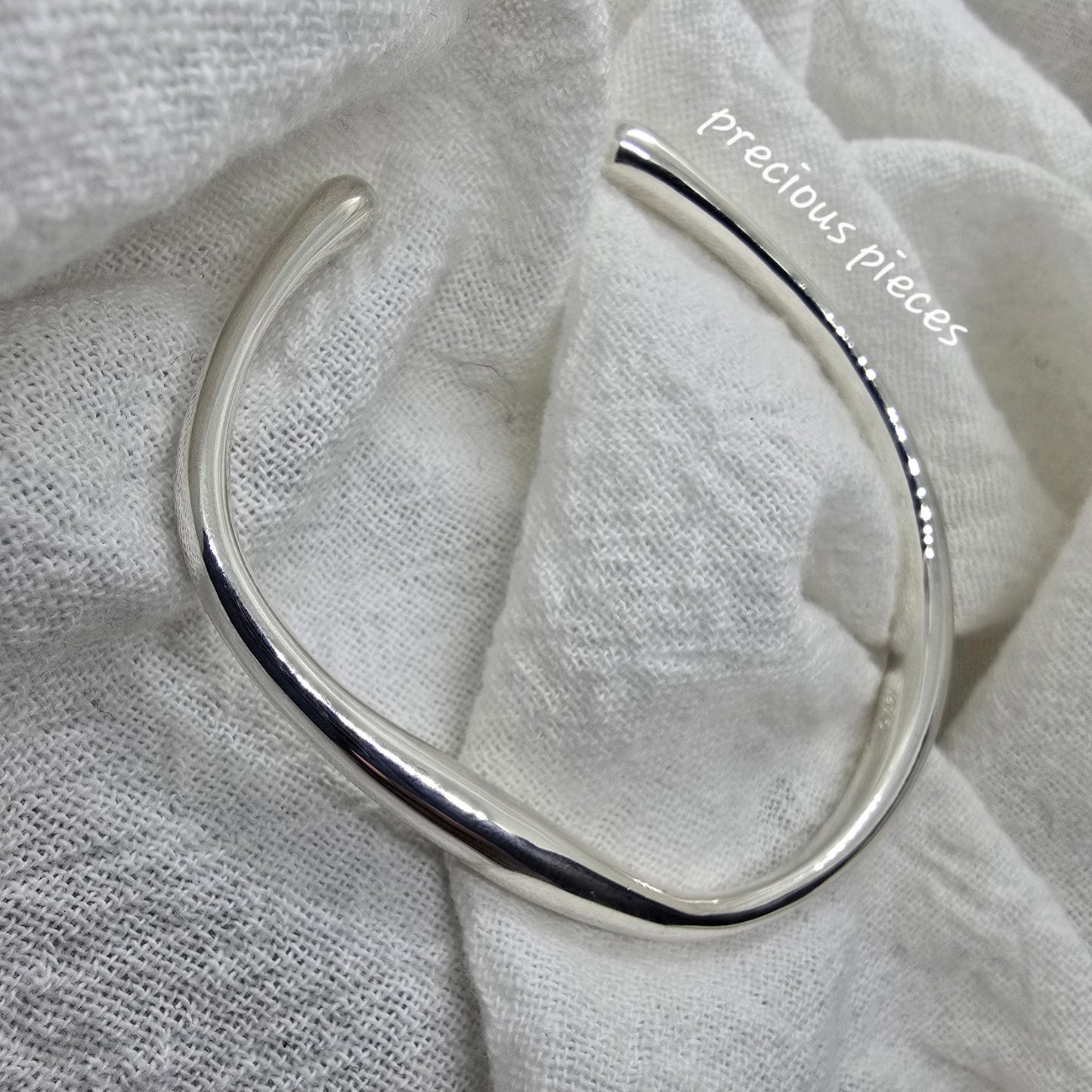 Silver Minimalist Bracelet Cuff