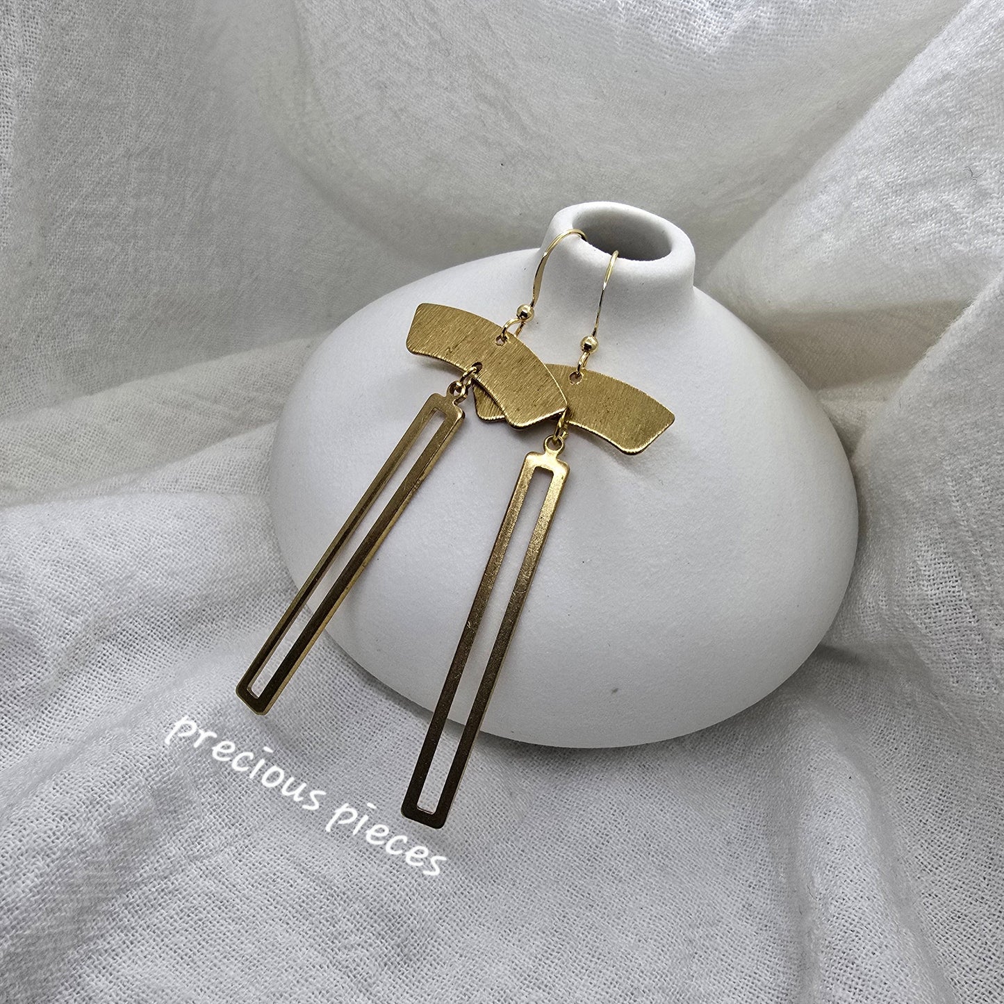 Brass Dangle Earrings