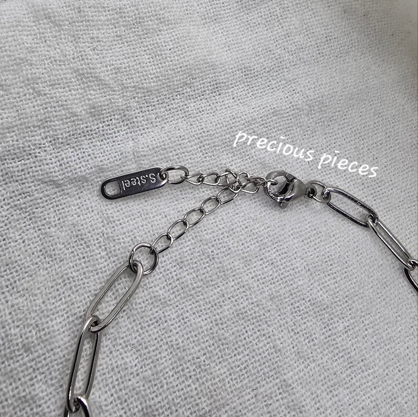 Stainless Steel Paperclip Bracelet