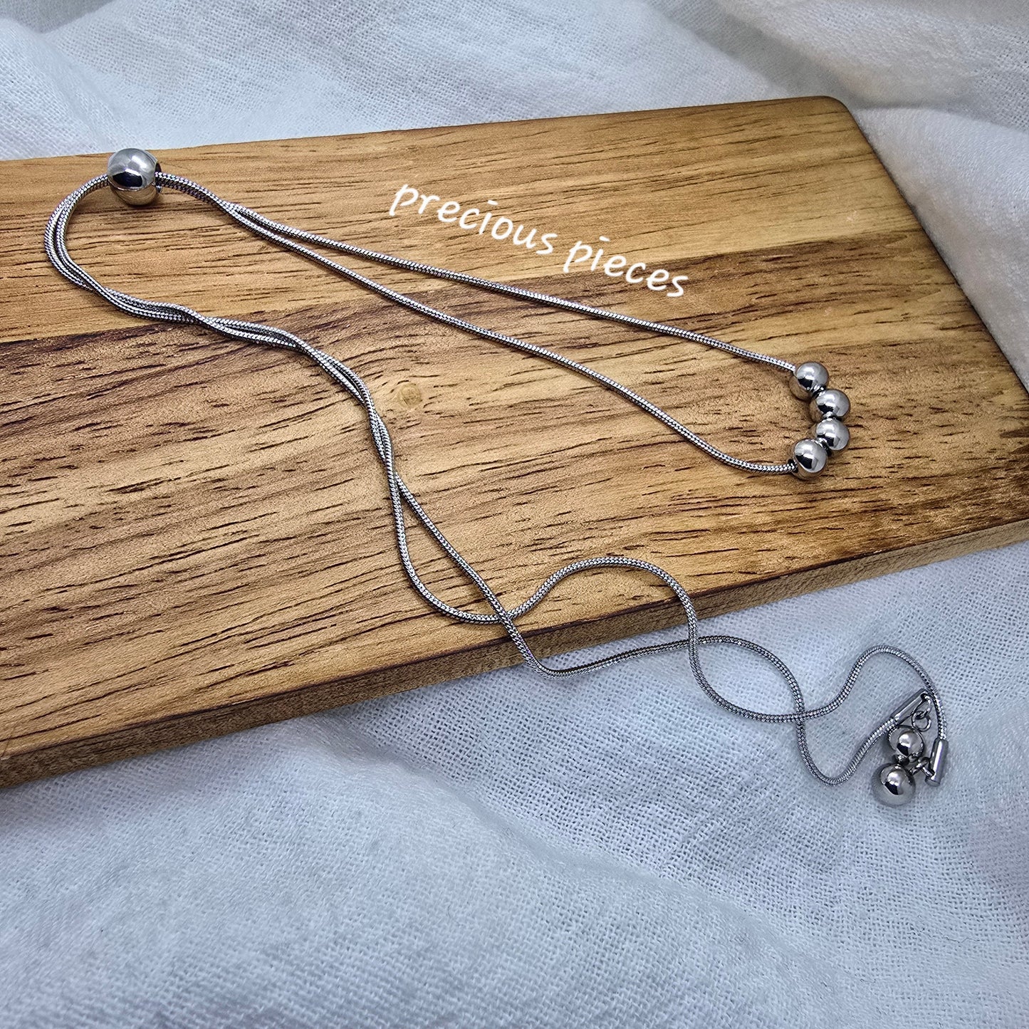 Adjustable Ball Charm Necklace (click for more options)