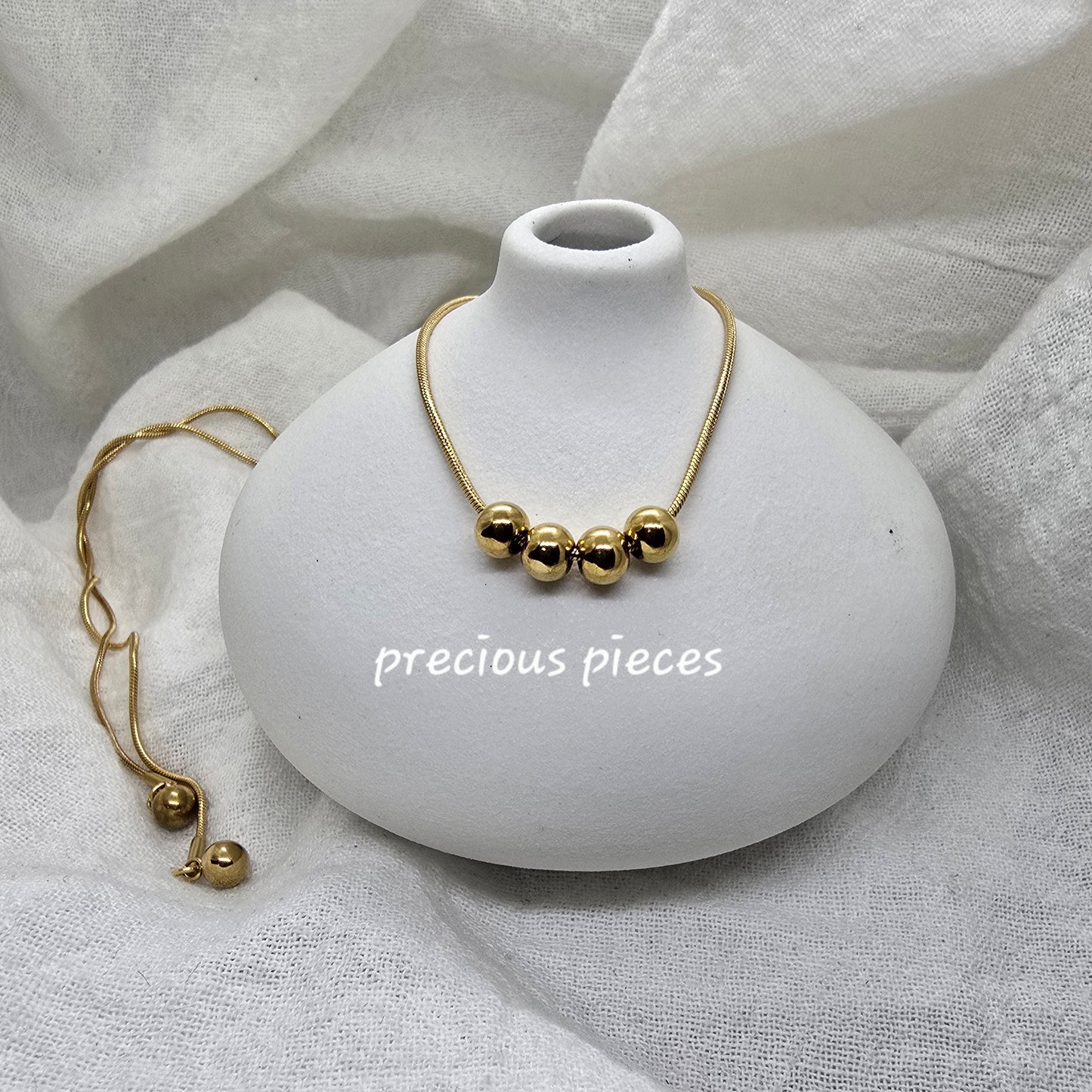 Adjustable Ball Charm Necklace (click for more options)