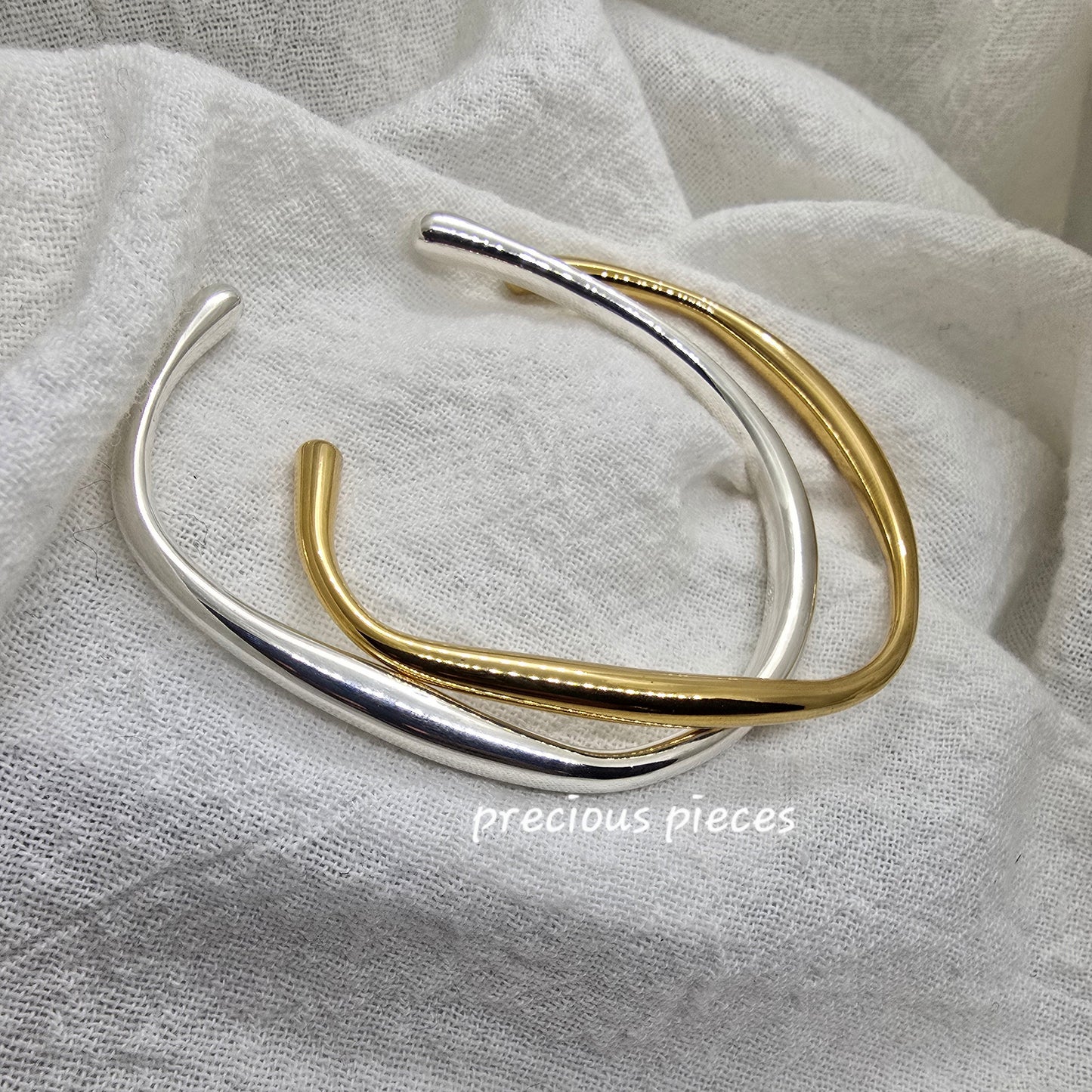 Silver Minimalist Bracelet Cuff