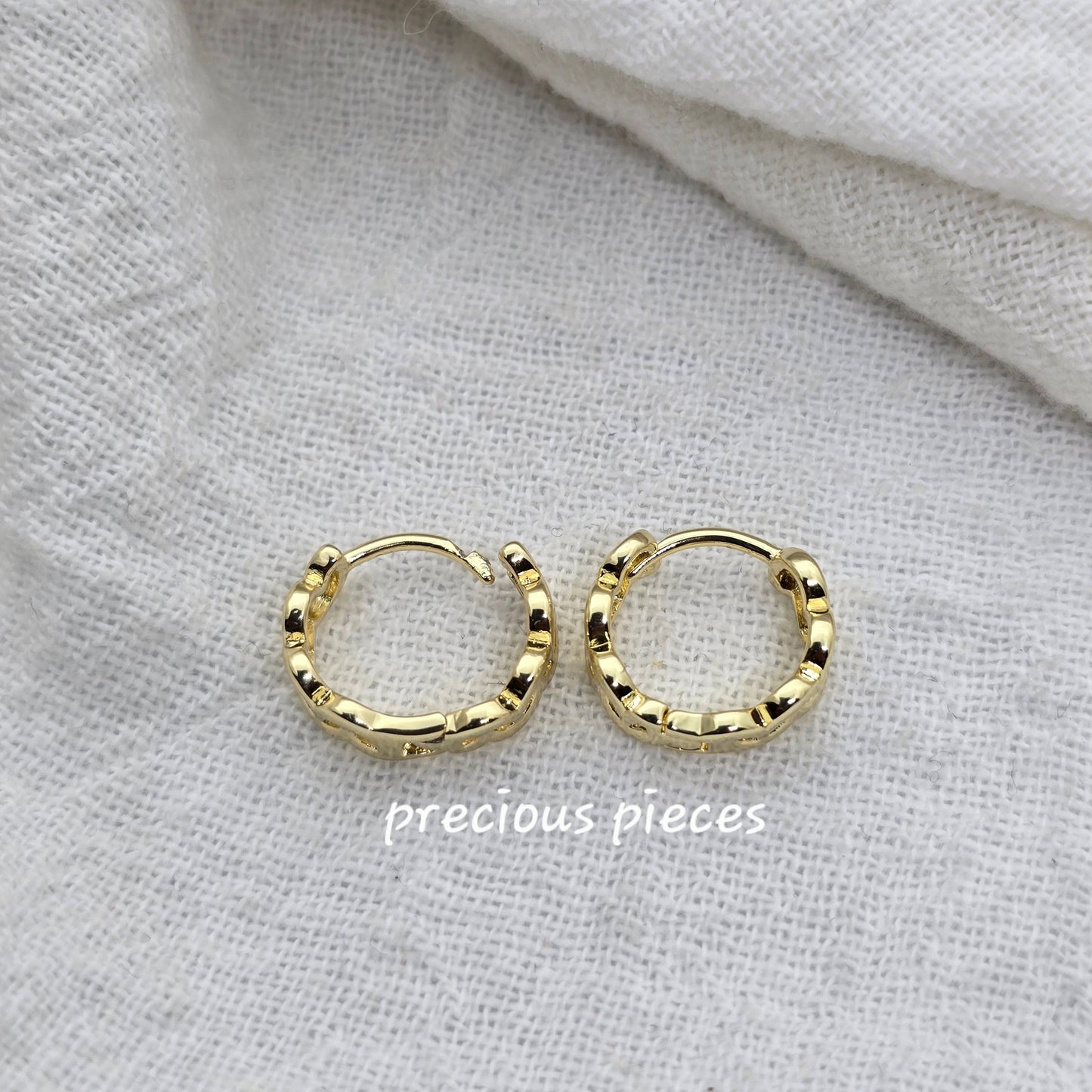 Chunky Huggie Earrings