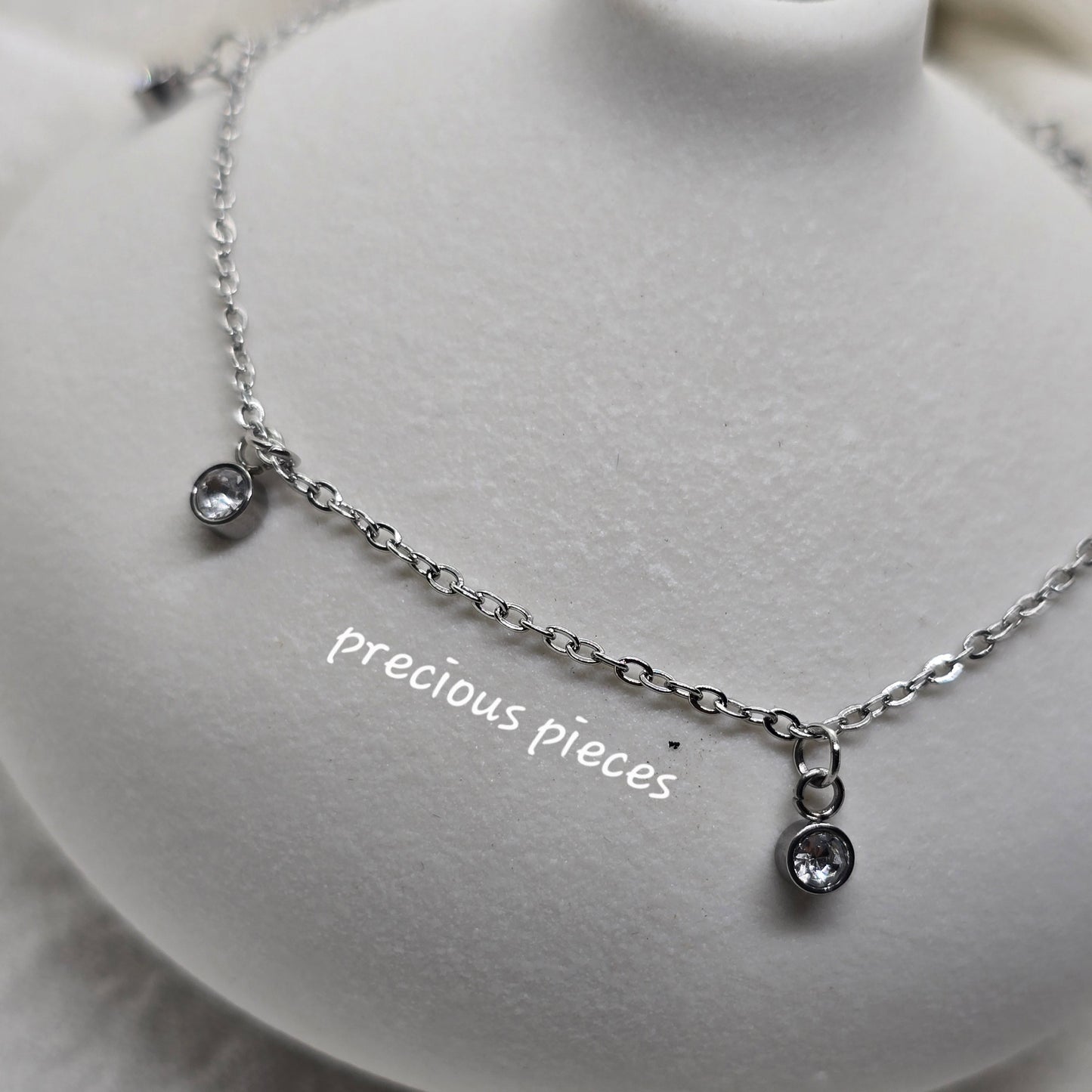 Shimmering Stone Anklet (click for more options)