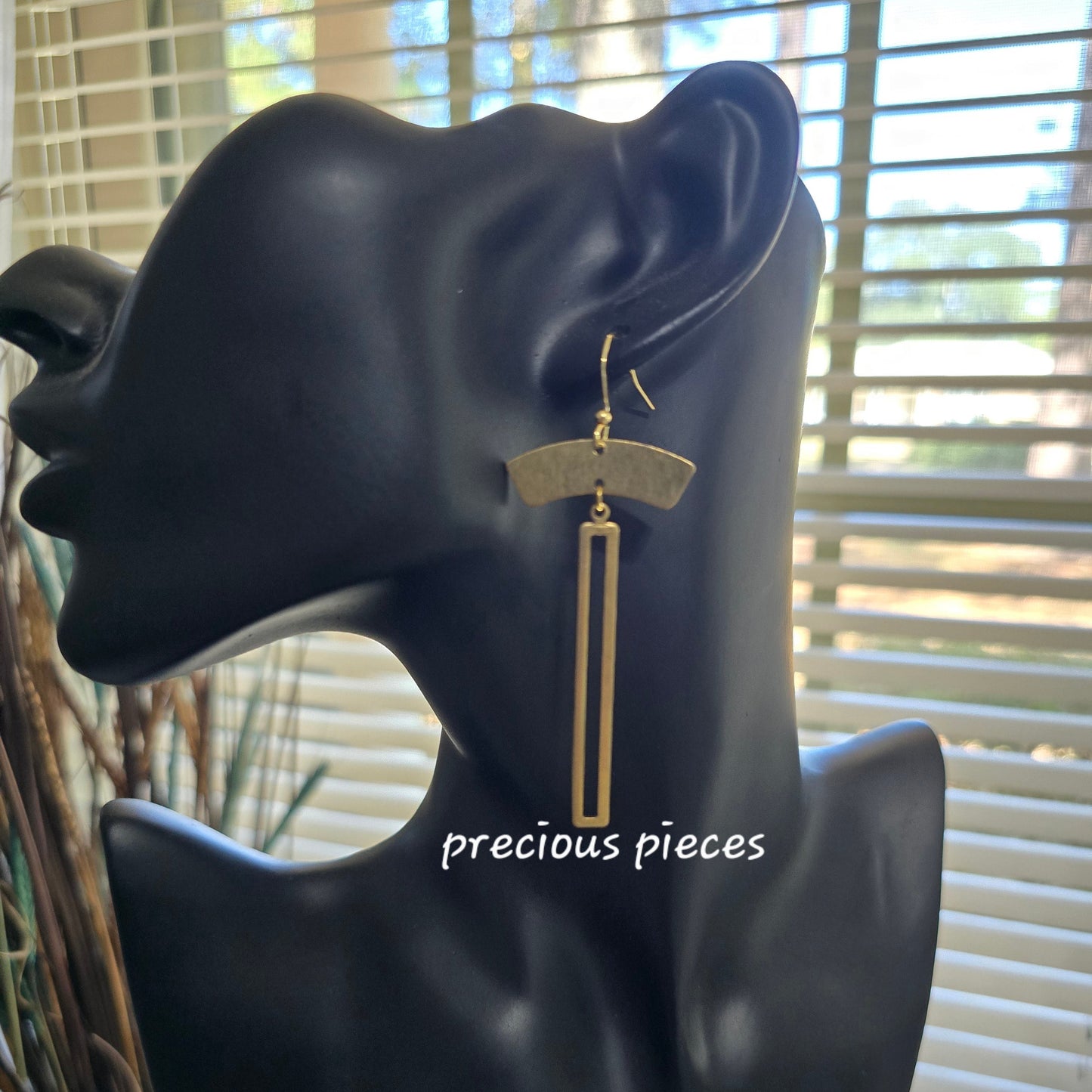 Brass Dangle Earrings