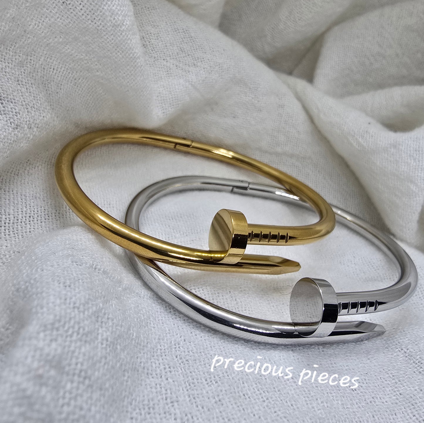 Nail Bangle Bracelet